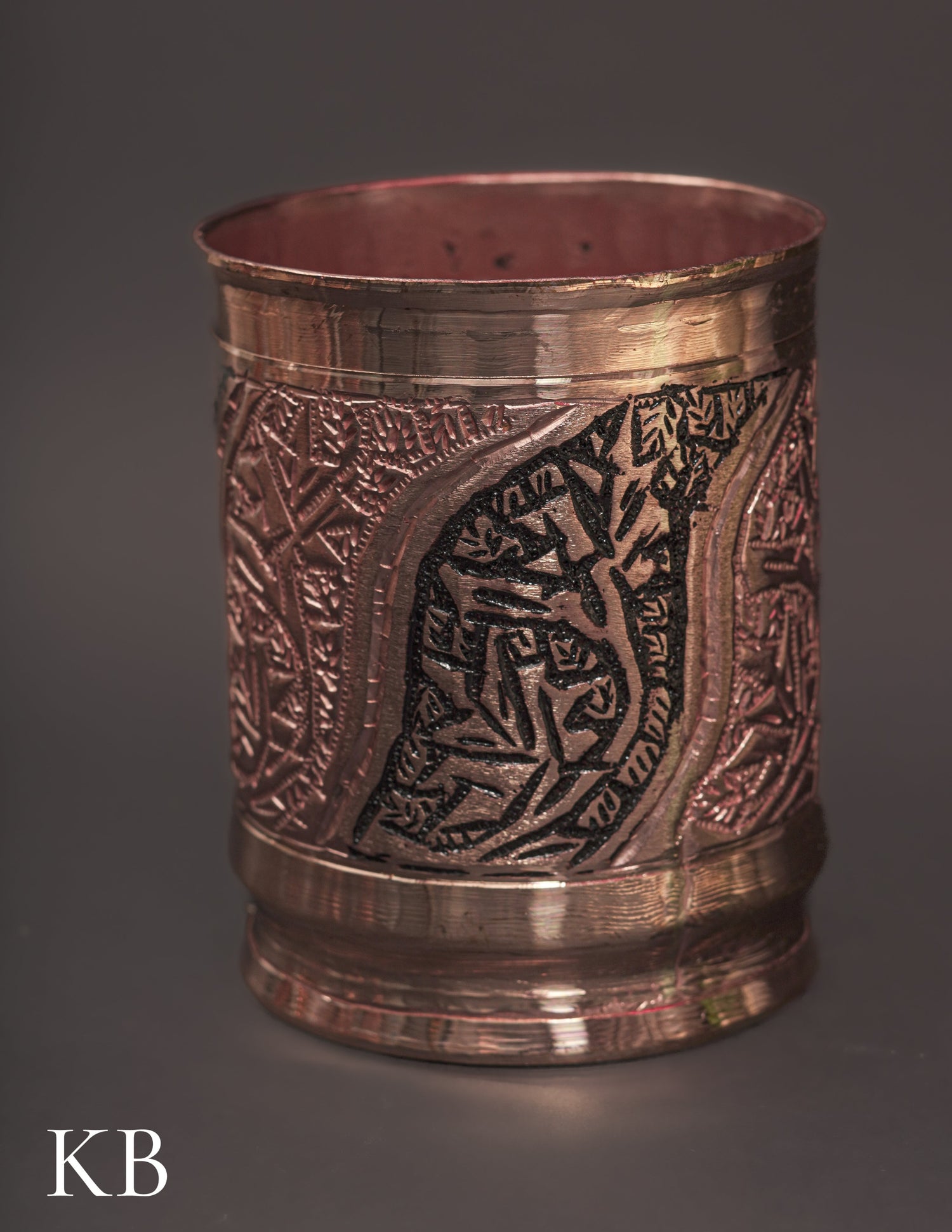 Kashmiri Copperware Drinking Glass | Artisan-Made | Handcrafted Heritage