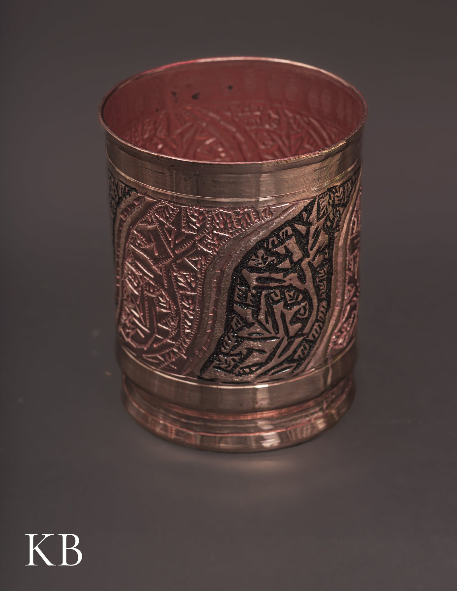 Kashmiri Copperware Drinking Glass | Artisan-Made | Handcrafted Heritage