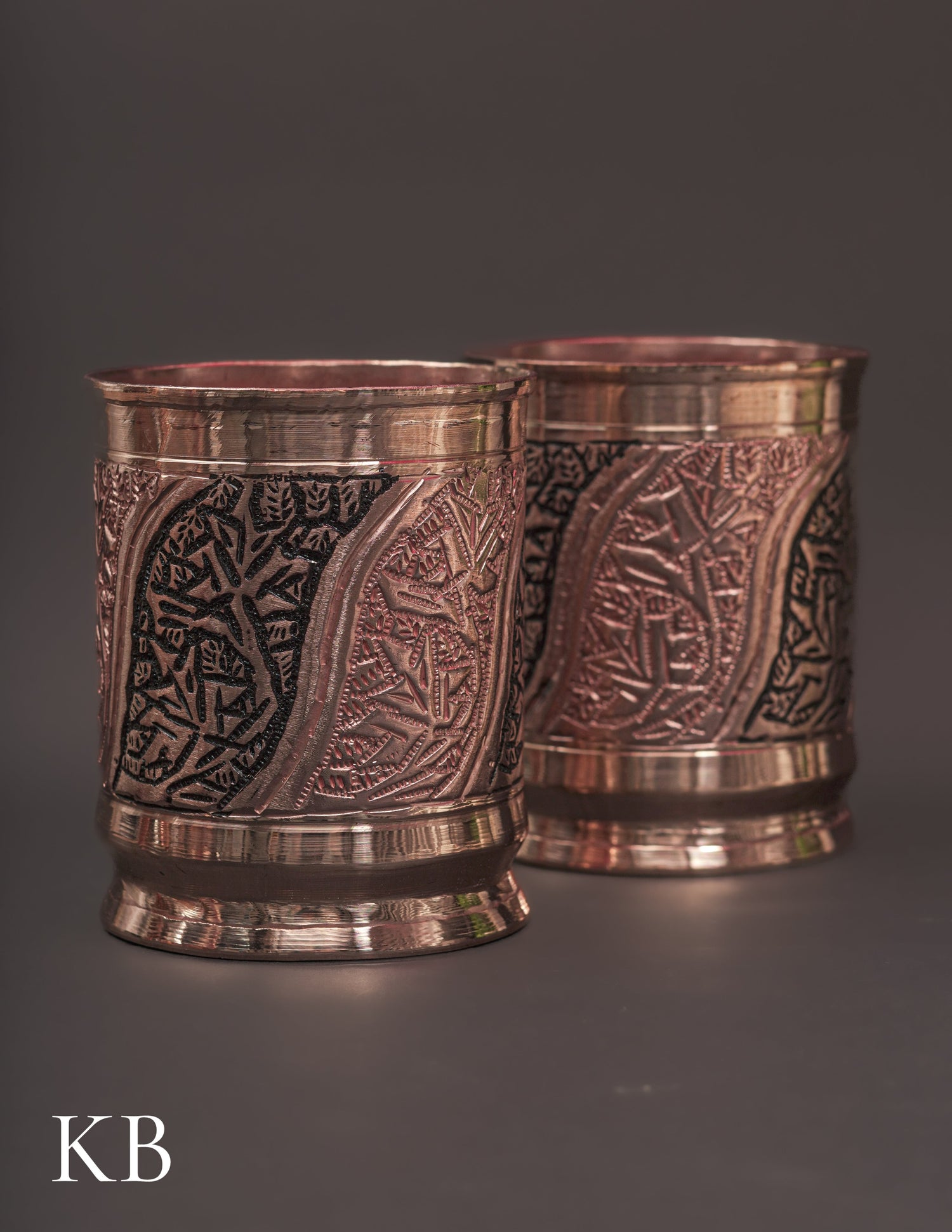 Kashmiri Copperware Drinking Glass | Artisan-Made | Handcrafted Heritage
