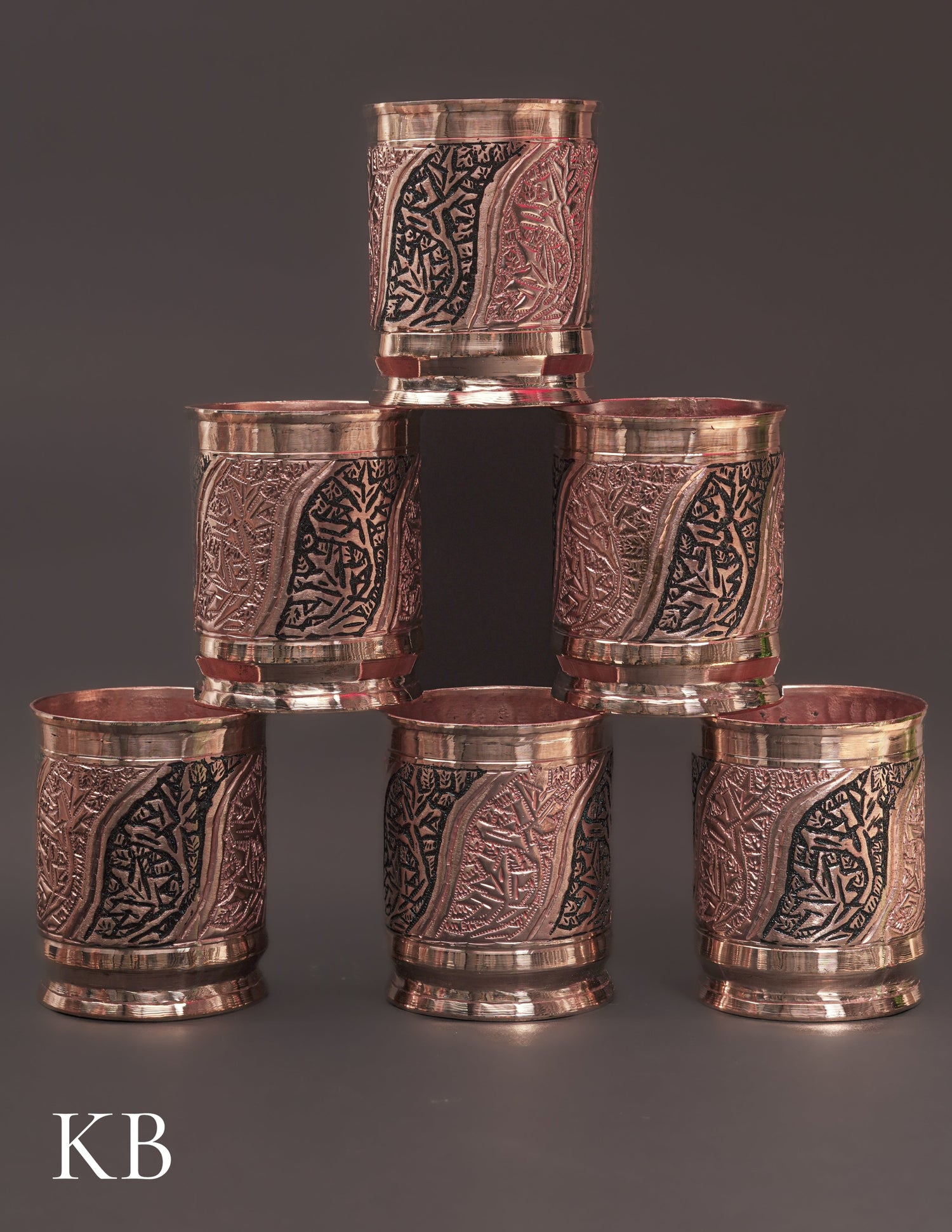Kashmiri Copperware Drinking Glass | Artisan-Made | Handcrafted Heritage