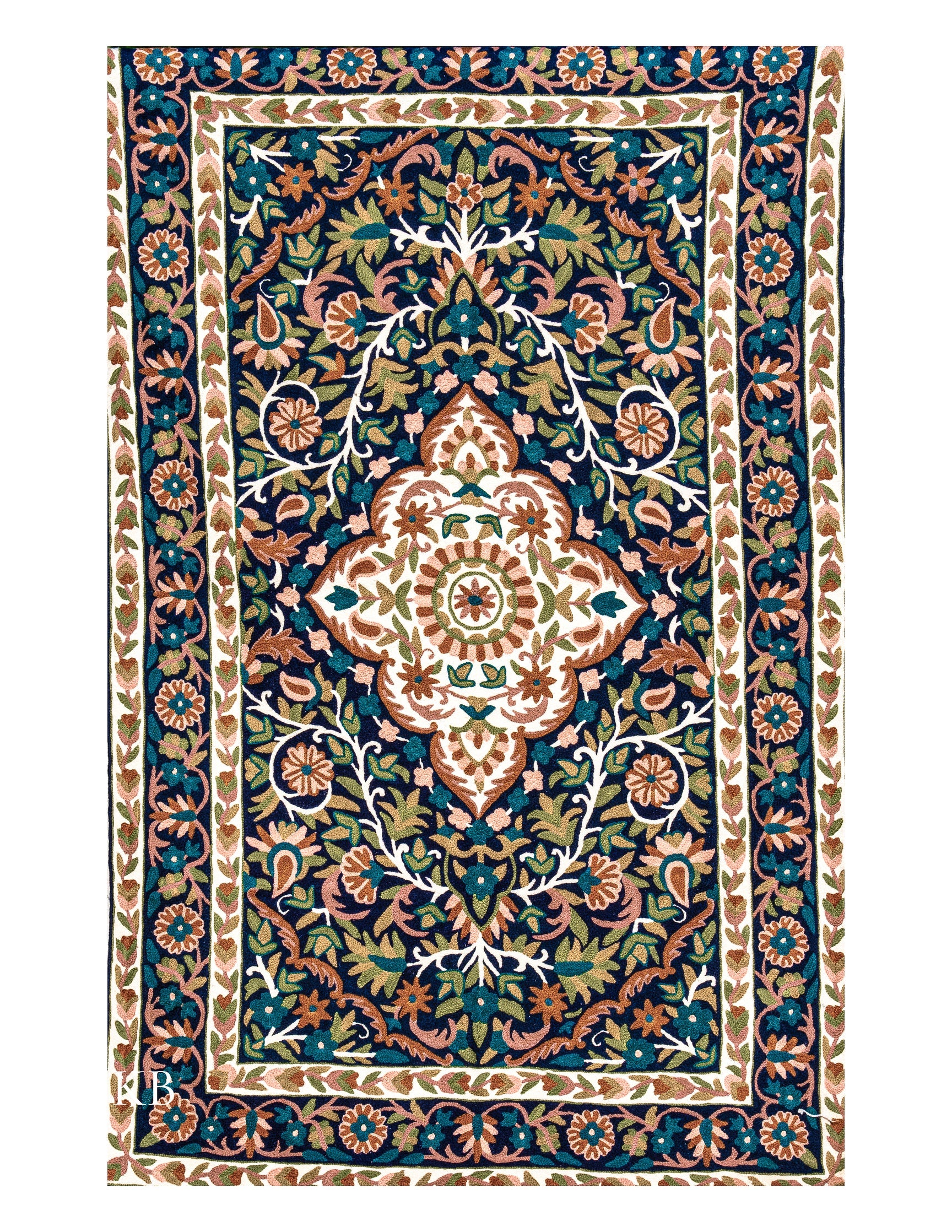 Diwan-e-Khas Iranian Pattern Kashmiri Rug