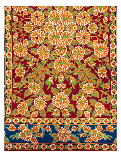 Diwan-e-Khas Fresh Bloom Kashmiri Rug