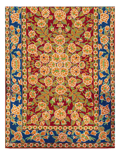 Diwan-e-Khas Fresh Bloom Kashmiri Rug