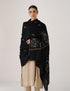 Kashmiri Handwoven Pashmina Sozni Shawl Paldaar – Black | Multicolour Heritage - Kashmir Box