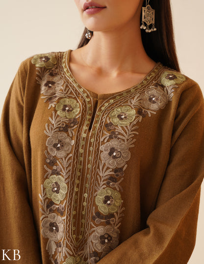 Rang-e-Khizan Pure Wool Classic Beaver Aari Phiran