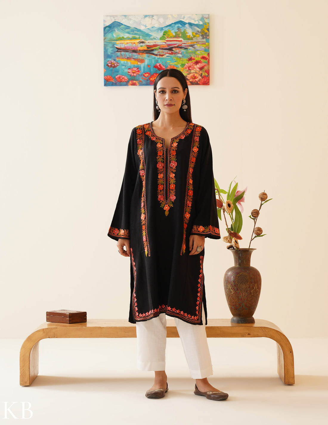 Rang-e-Khizan Classic Black Orchid Aari Phiran