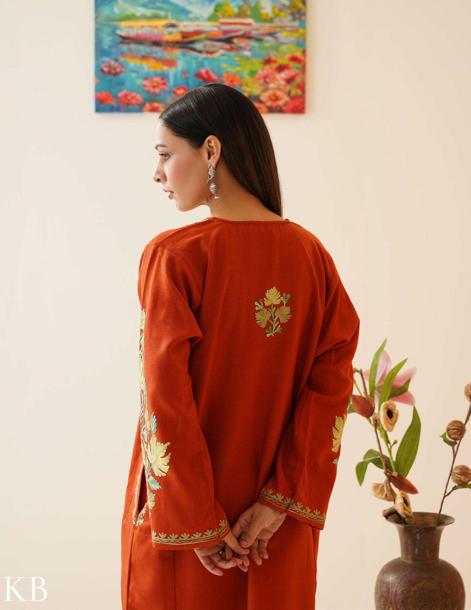 Rang-e-Khizan Autumnal Chinar Aari Phiran - Kashmir Box