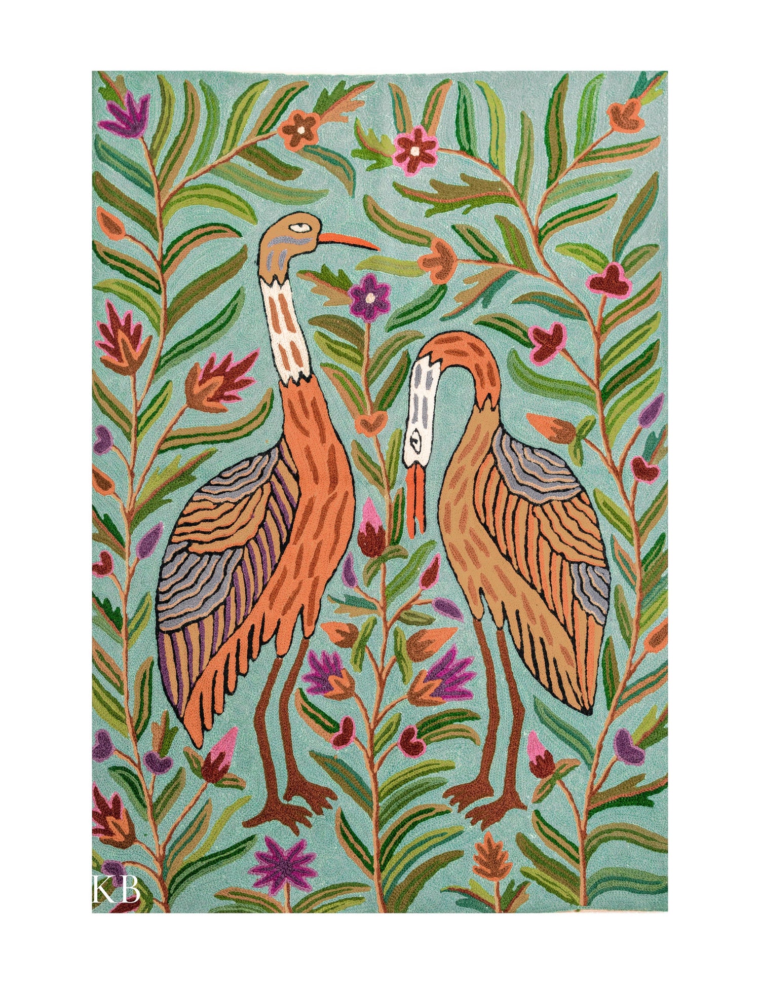 Diwan-e-Khas Kashmiri Avian Wall Art