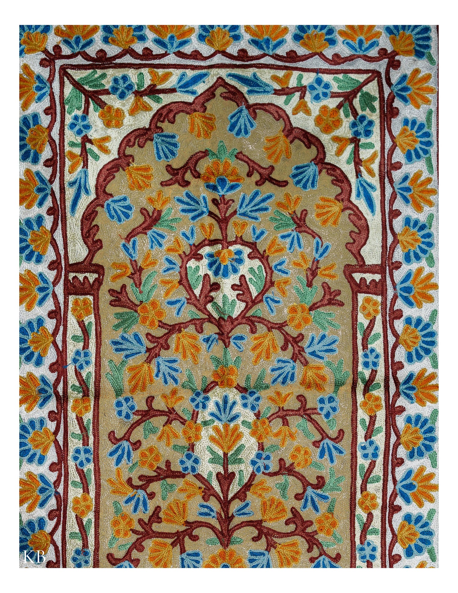 Diwan-e-Khas Kashmiri Prayer Rug