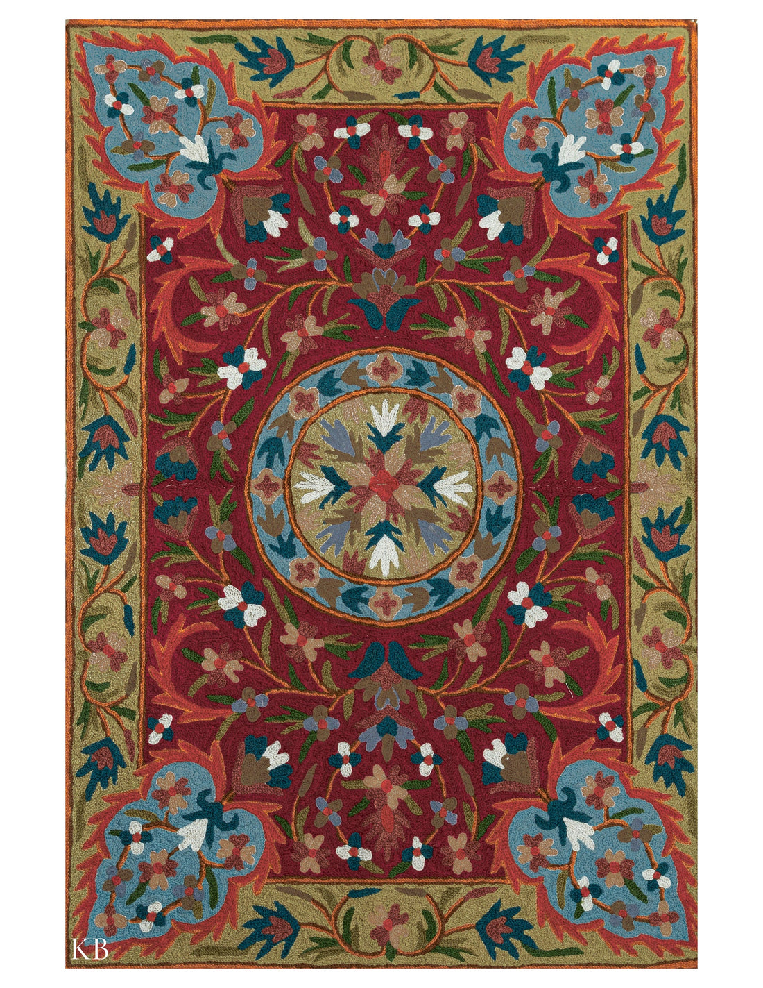 Diwan-e-Khas Classic Edge Kashmiri Rug