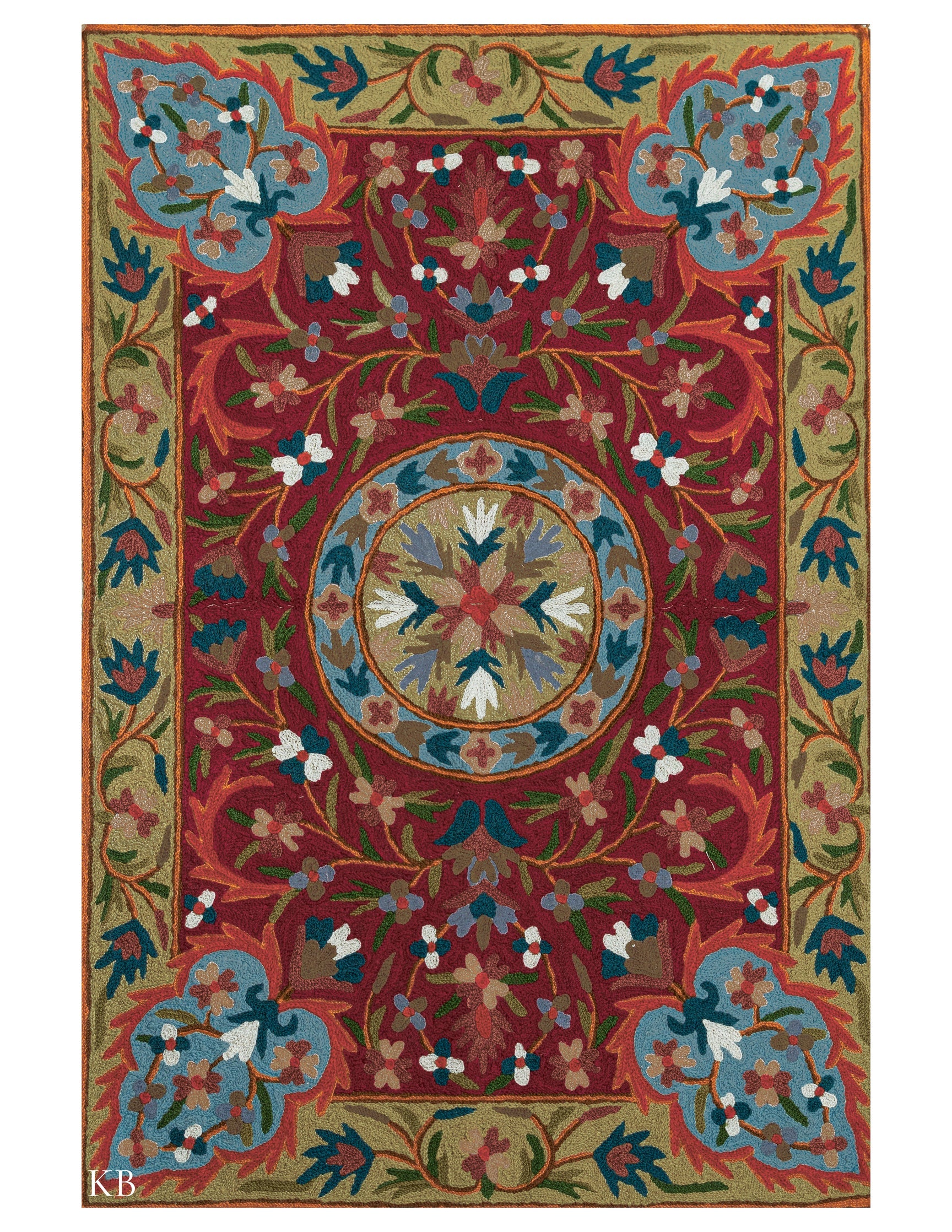 Diwan-e-Khas Classic Edge Kashmiri Rug