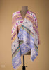 Colorful Sozni Embroidered Modern Design Pashmina Stole - Kashmir Box