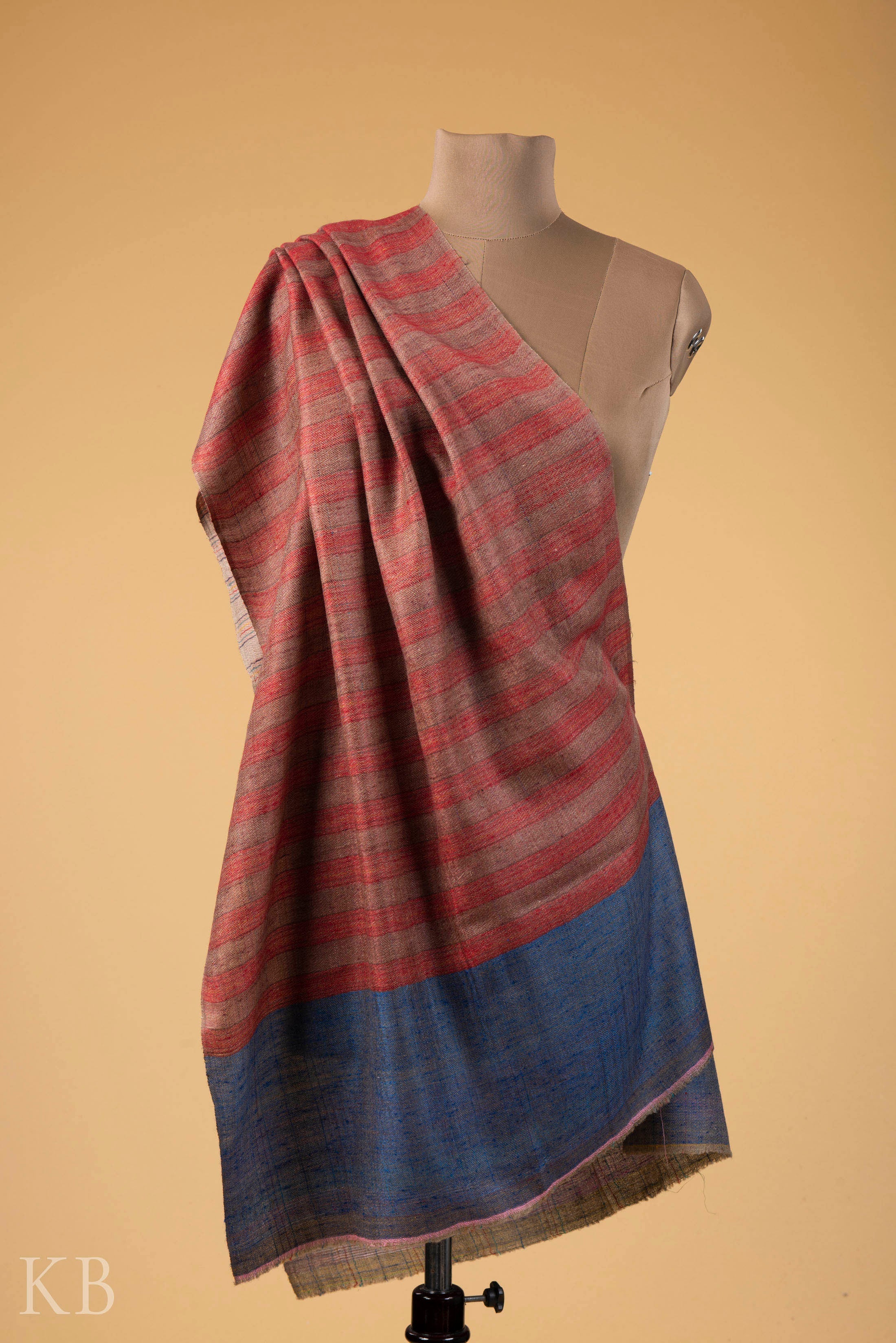 Modern Design Reversible Multicolored Pashmina Stole - Kashmir Box