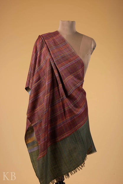 Modern Design Reversible Multicolored Pashmina Stole - Kashmir Box