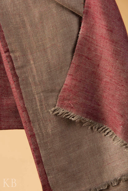 Natural Rust Reversible Pashmina Shawl - Kashmir Box