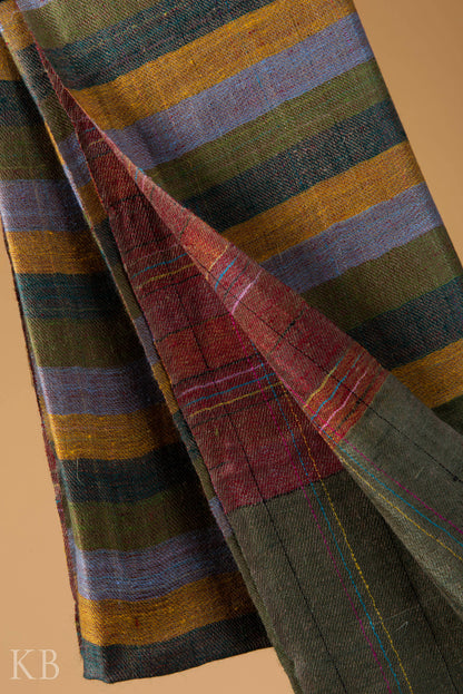 Modern Design Reversible Multicolored Pashmina Stole - Kashmir Box