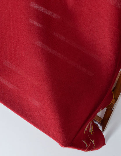 Deep Maroon Handwoven Border Palla Embroidered Cashmere Pashmina Stole - Kashmir Box