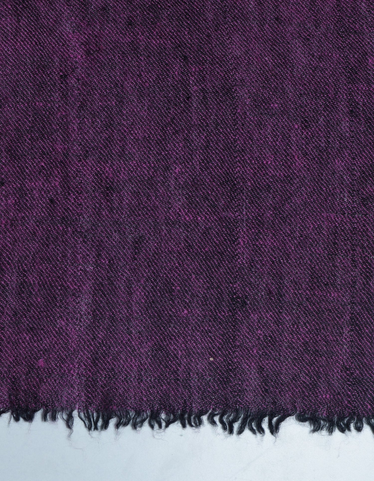 Modern Purple Handwoven Embroidered Cashmere Pashmina Shawl