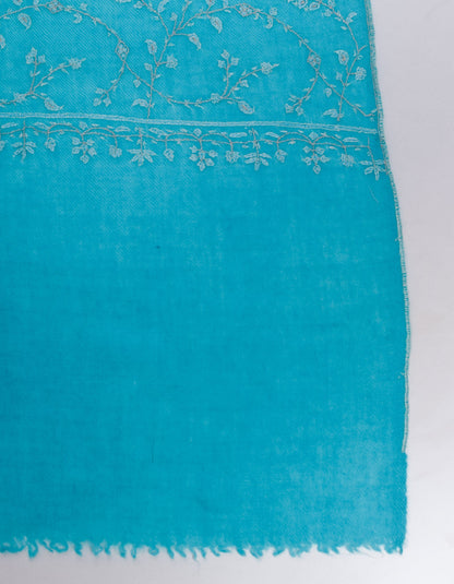 Sky Diamond Handwoven Bouquet Embroidered Cashmere Pashmina Shawl - Kashmir Box