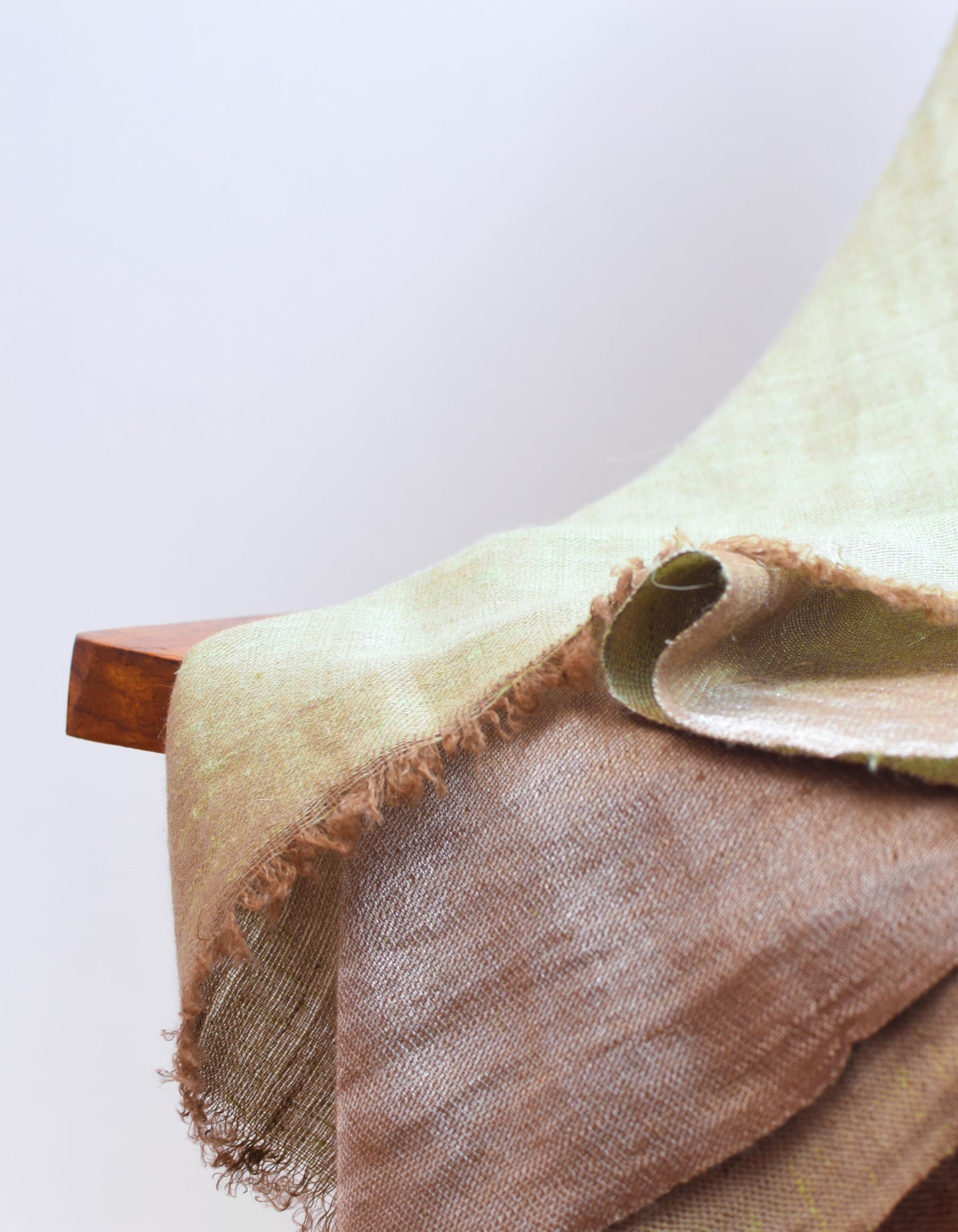 Hazel Silver Zari Handwoven Reversible Cashmere Pashmina Shawl - Kashmir Box