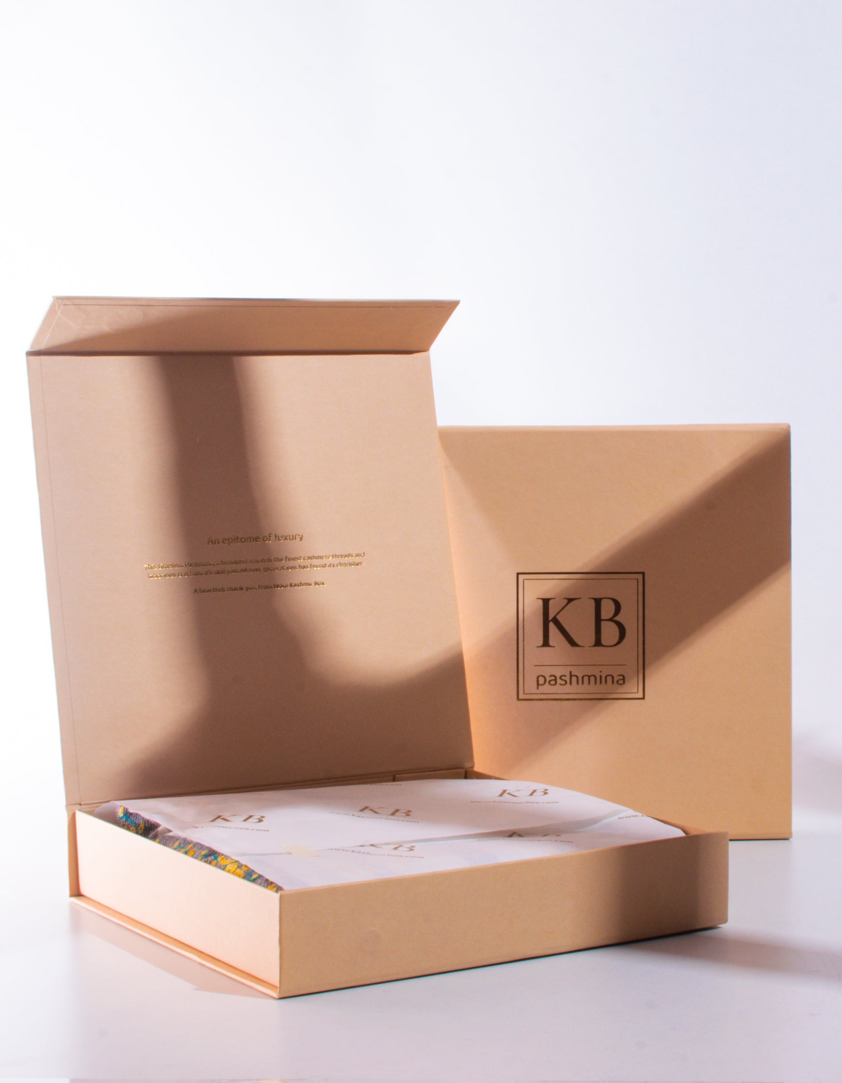 Deep Navy Burgundy Handwoven Reversible Cashmere Pashmina Stole - Kashmir Box