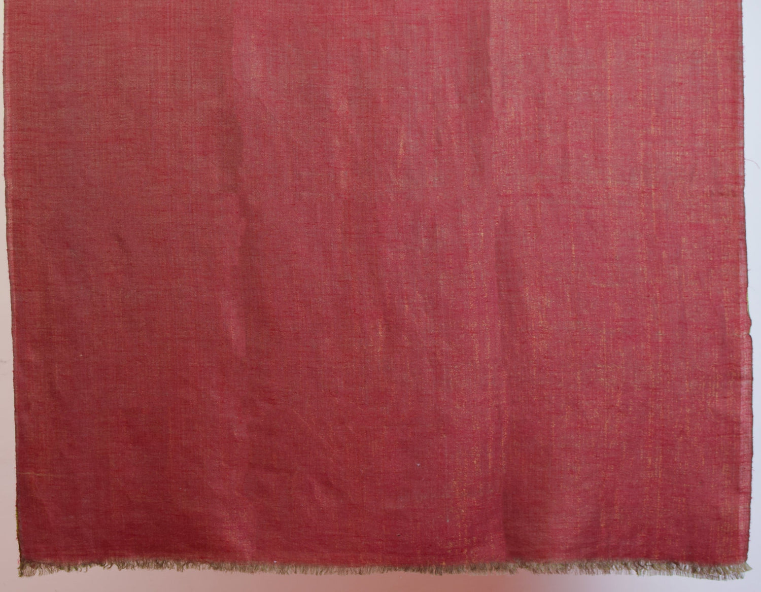 Maroon Gold Zari Handwoven Reversible Cashmere Pashmina Shawl - Kashmir Box