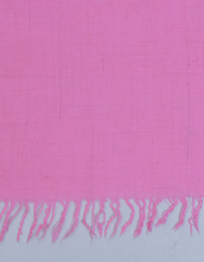 Baby Pink Handwoven Sozni Floral Embroidered Jamawar Pashmina Shawl