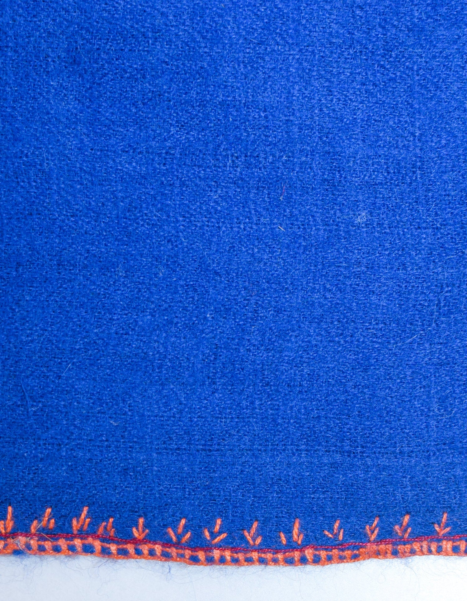 Royal Blue Handwoven Palla Embroidered Cashmere Pashmina Shawl