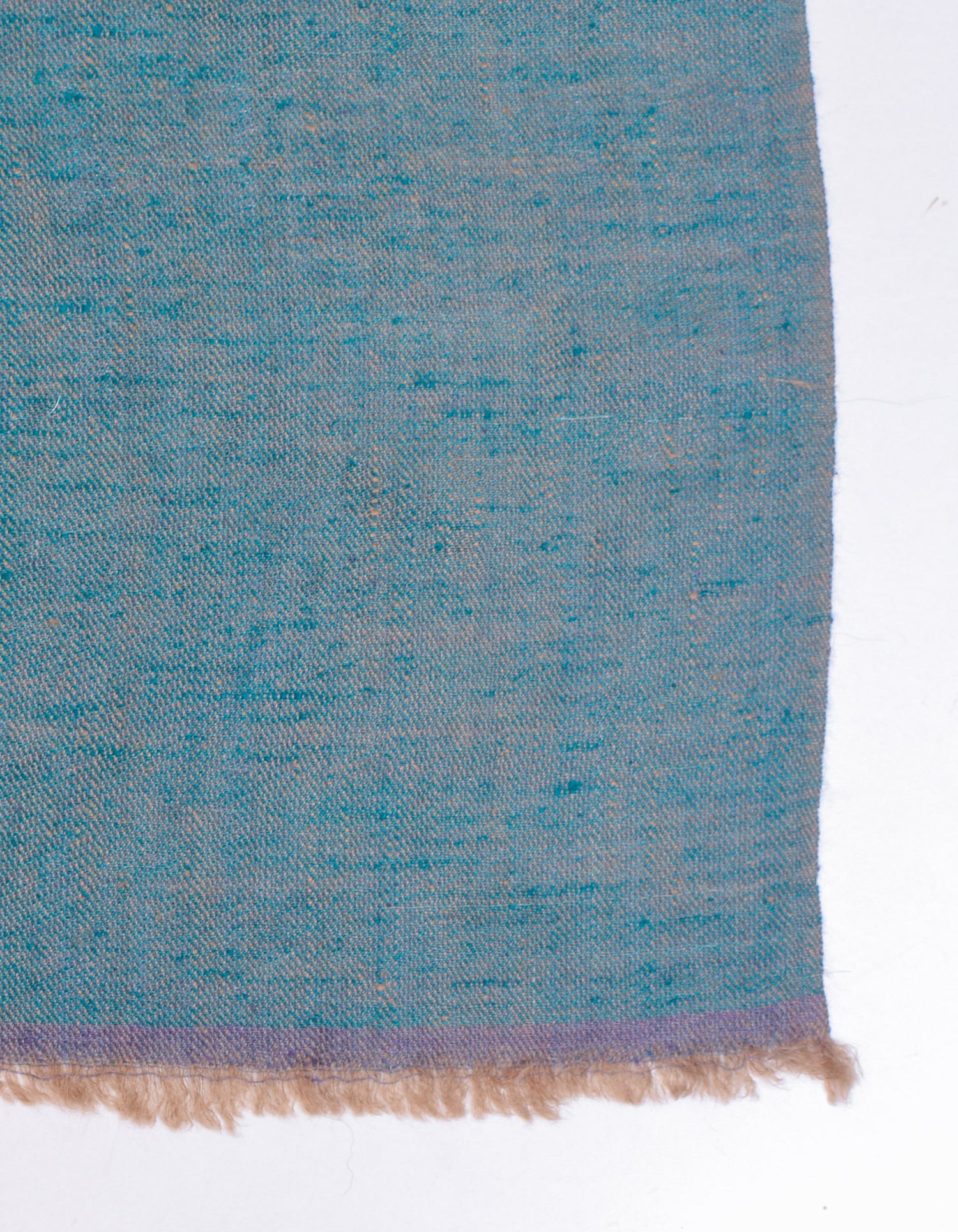 Teal Lapis Handwoven Reversible Cashmere Pashmina Shawl