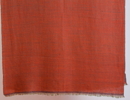 Auburn Brown Handwoven Reversible Cashmere Pashmina Stole