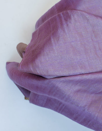 Saffron Silver Zari Handwoven Reversible Cashmere Pashmina Shawl - Kashmir Box