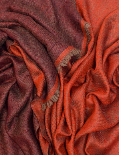 Tuscan Neon Handwoven Reversible Cashmere Pashmina Shawl - Kashmir Box