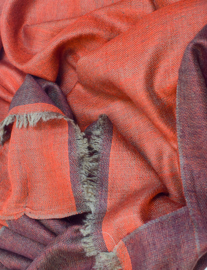 Tuscan Neon Handwoven Reversible Cashmere Pashmina Shawl - Kashmir Box