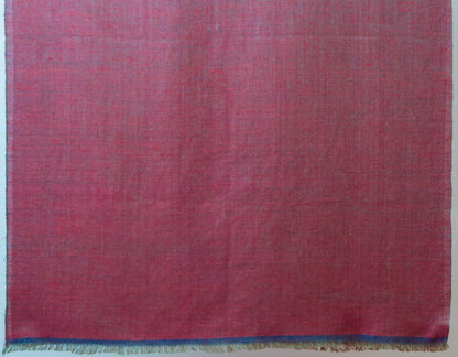Maroon Berry Handwoven Reversible Cashmere Pashmina Shawl - Kashmir Box