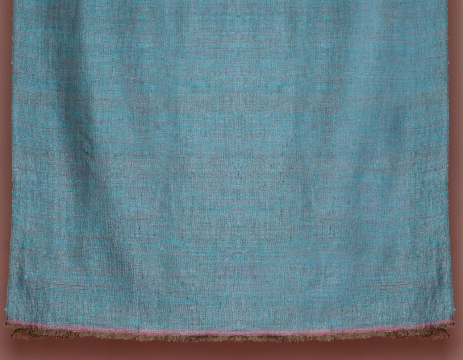 Aqua Rose Handwoven Reversible Cashmere Pashmina Shawl