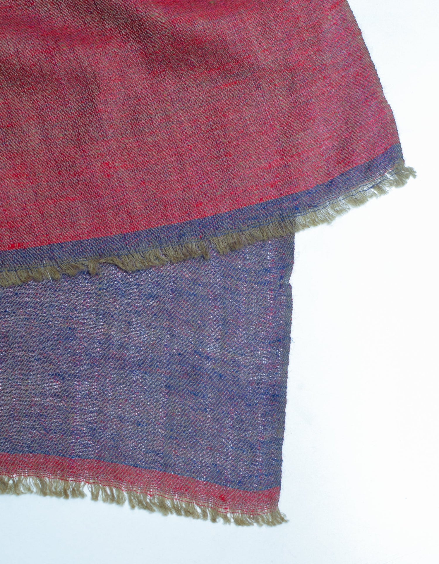 Maroon Berry Handwoven Reversible Cashmere Pashmina Shawl - Kashmir Box
