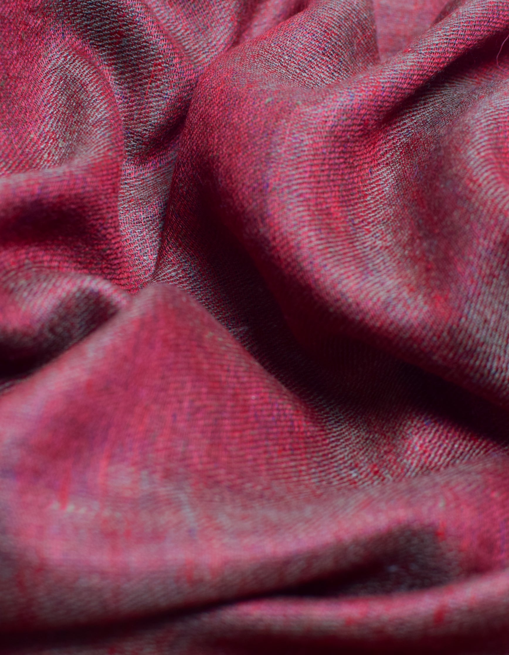 Maroon Berry Handwoven Reversible Cashmere Pashmina Shawl - Kashmir Box