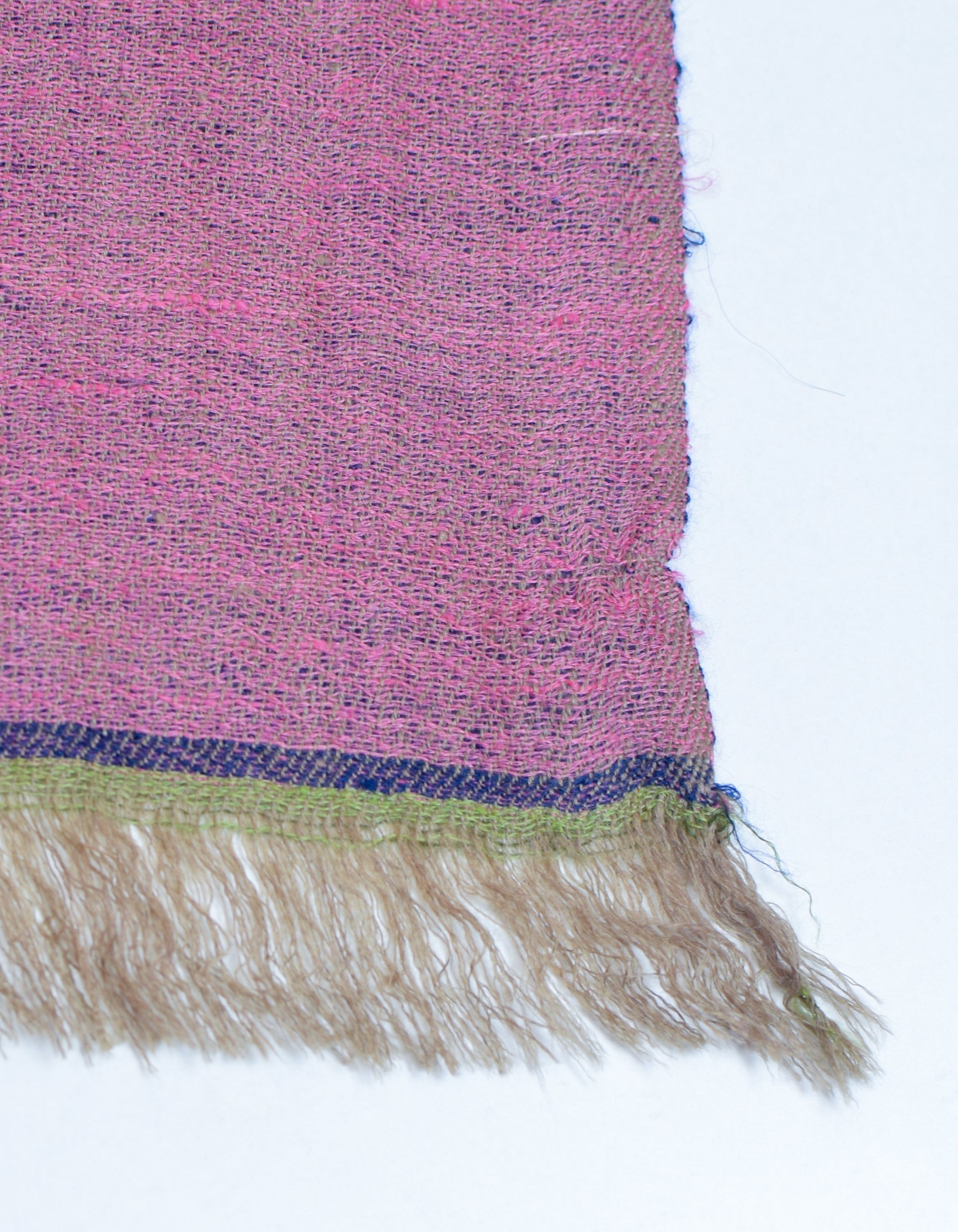 Orchid Blue Handwoven Reversible Cashmere Pashmina Shawl - Kashmir Box
