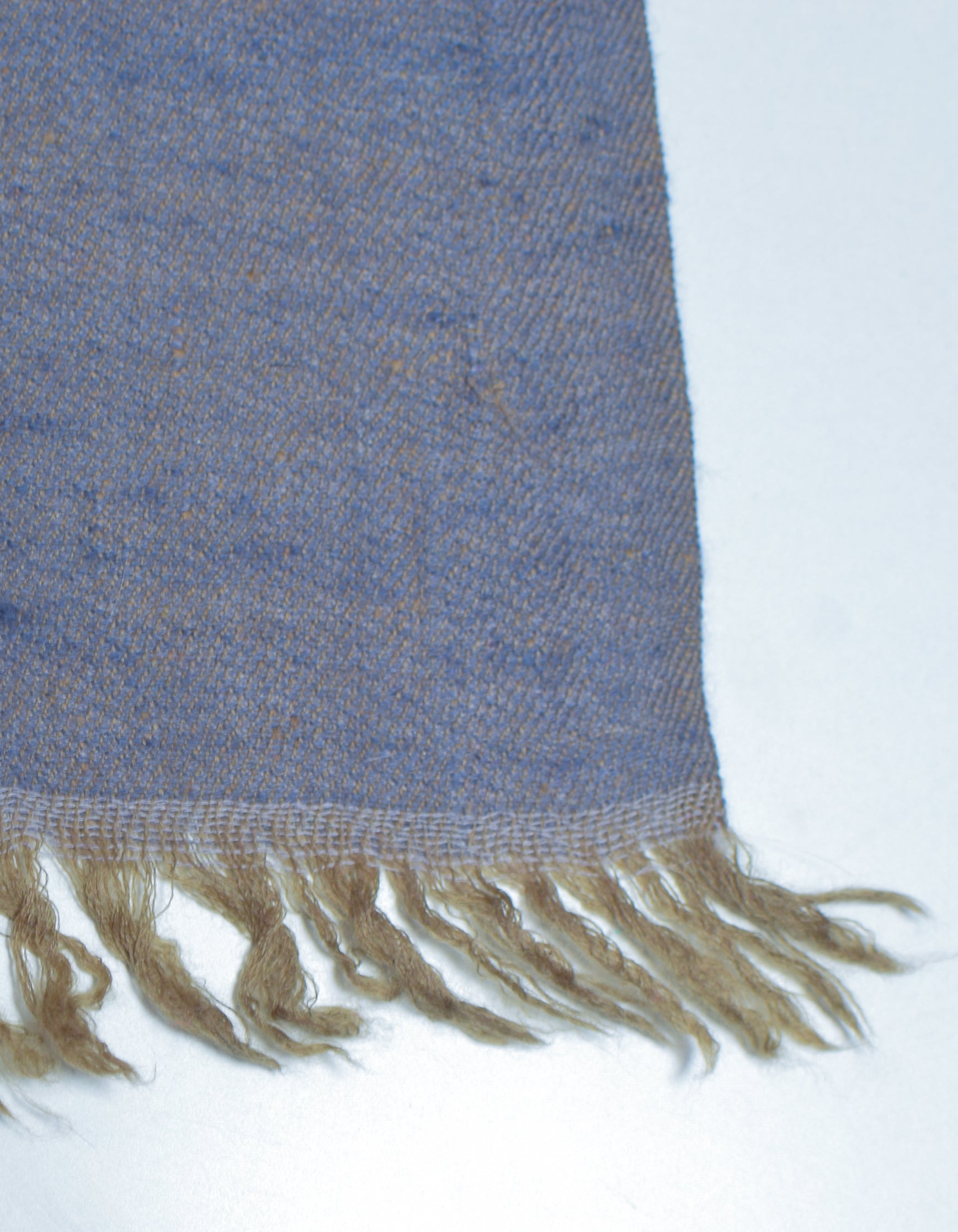 Dual Grey Handwoven Reversible Cashmere Pashmina Shawl