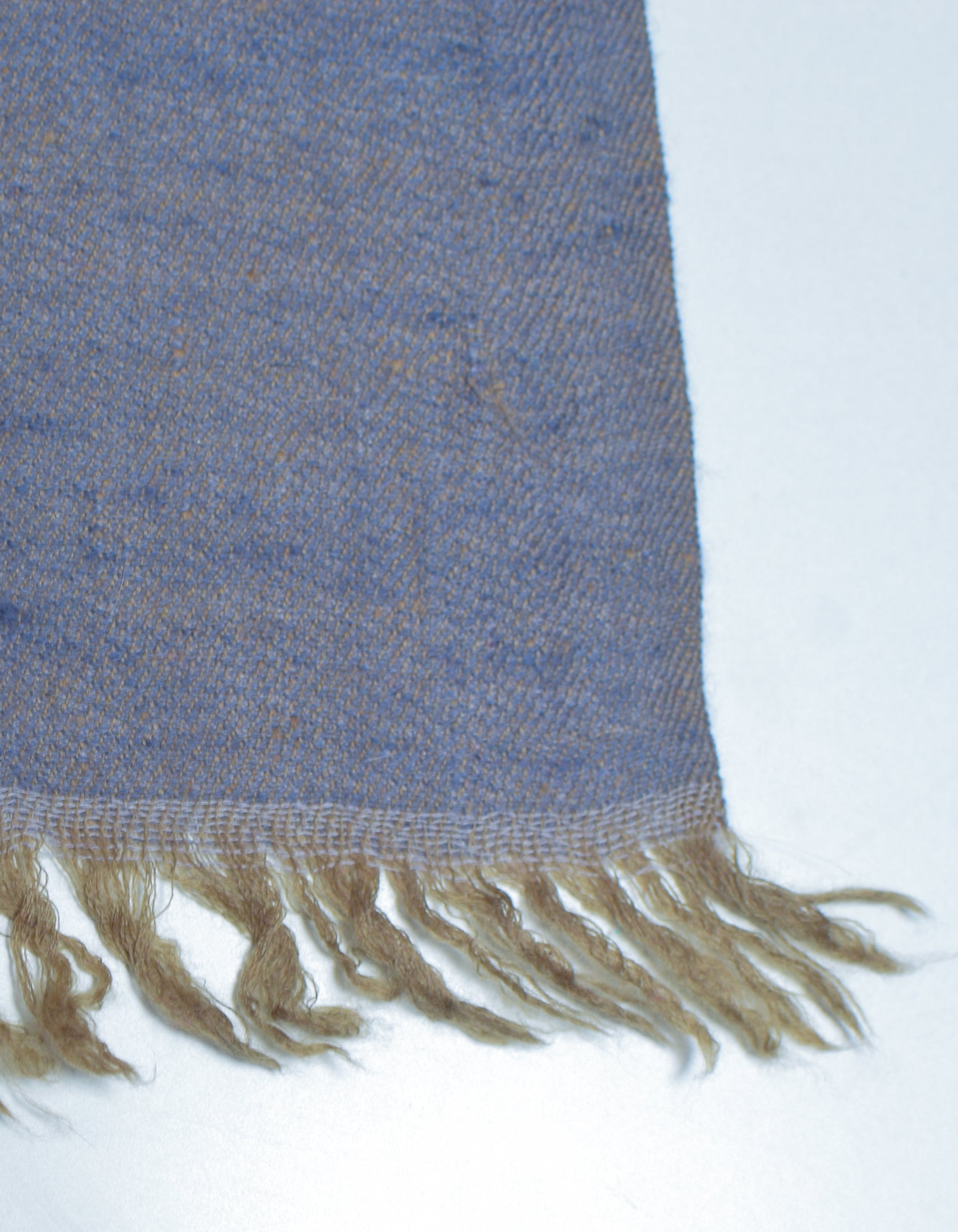Dual Grey Handwoven Reversible Cashmere Pashmina Shawl - Kashmir Box