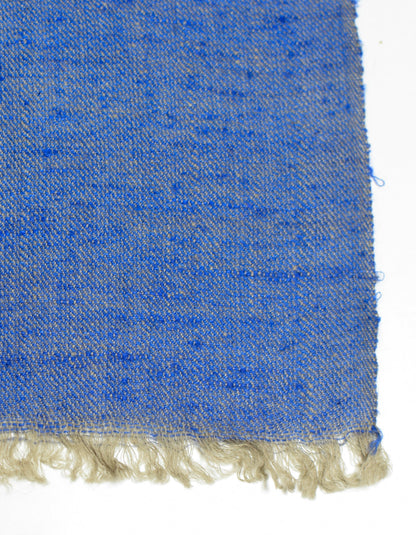 Dual Blue Handwoven Reversible Cashmere Pashmina Shawl - Kashmir Box