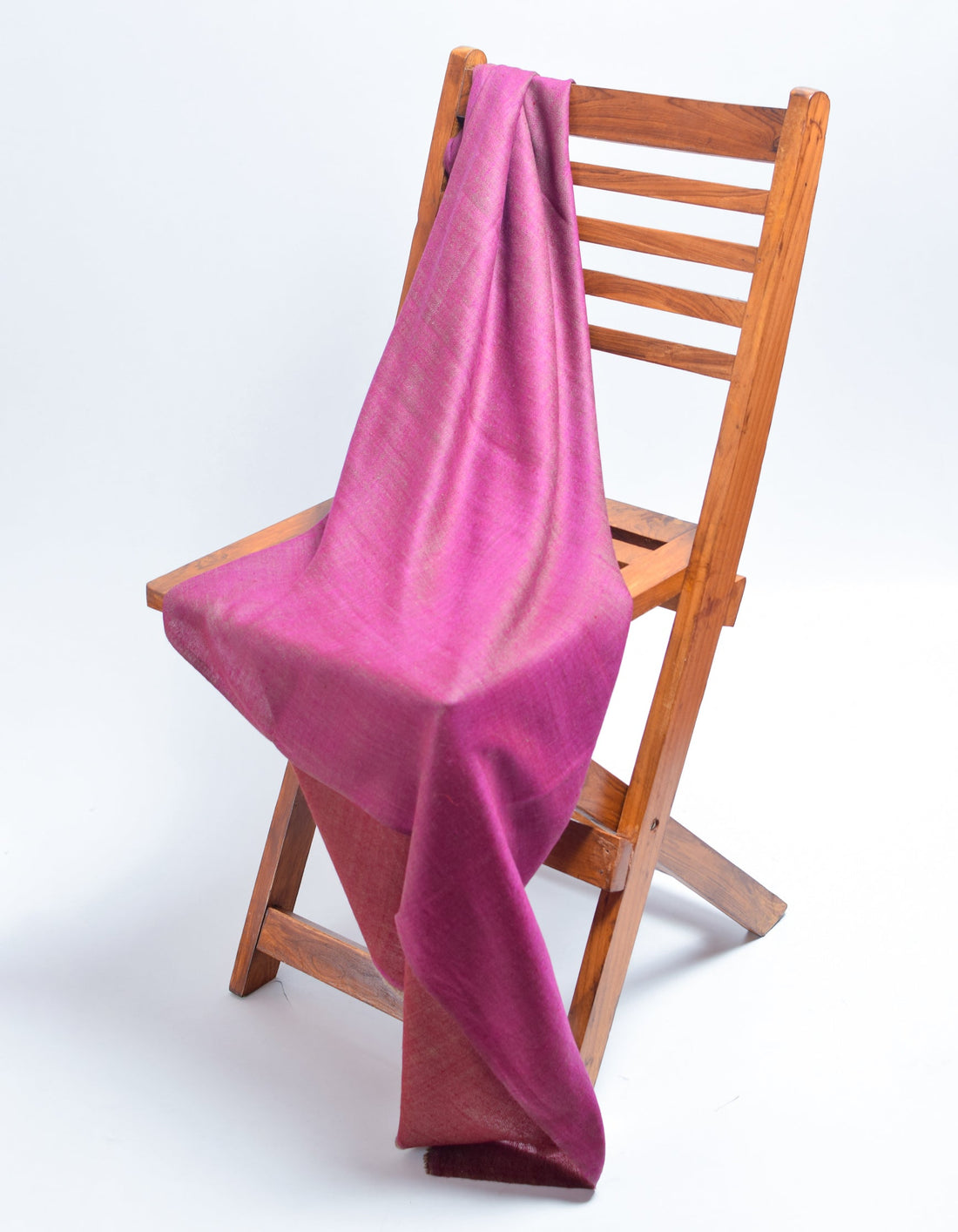 Purple Maroon Handwoven Reversible Cashmere Pashmina Shawl - Kashmir Box