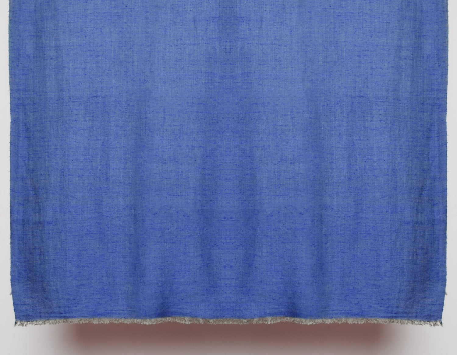 Dual Blue Handwoven Reversible Cashmere Pashmina Shawl