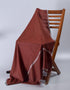 Redwood Brown Handwoven Sozni Embroidered Cashmere Pashmina Shawl - Kashmir Box