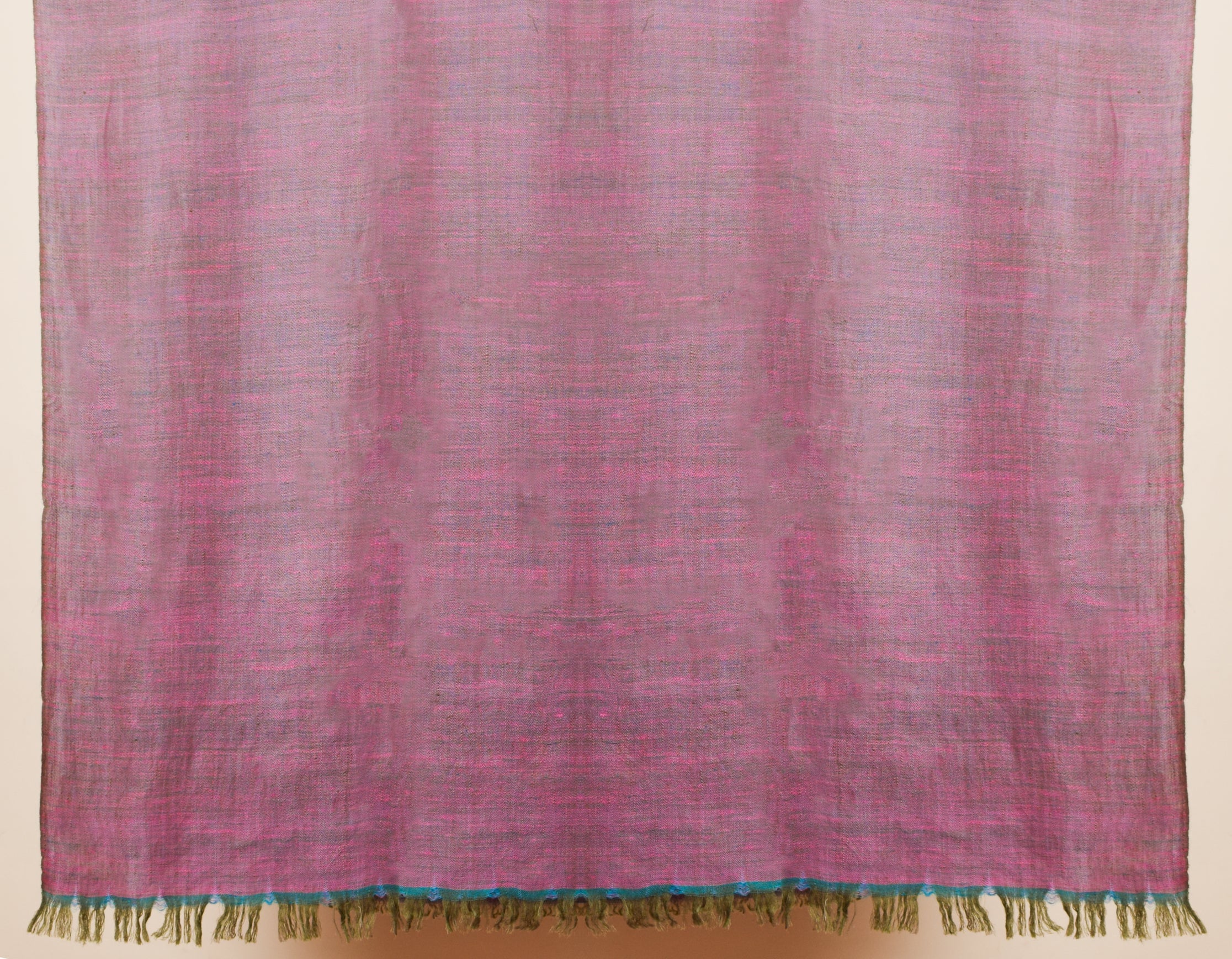 Eastern Pink Handwoven Reversible Cashmere Pashmina Shawl - Kashmir Box