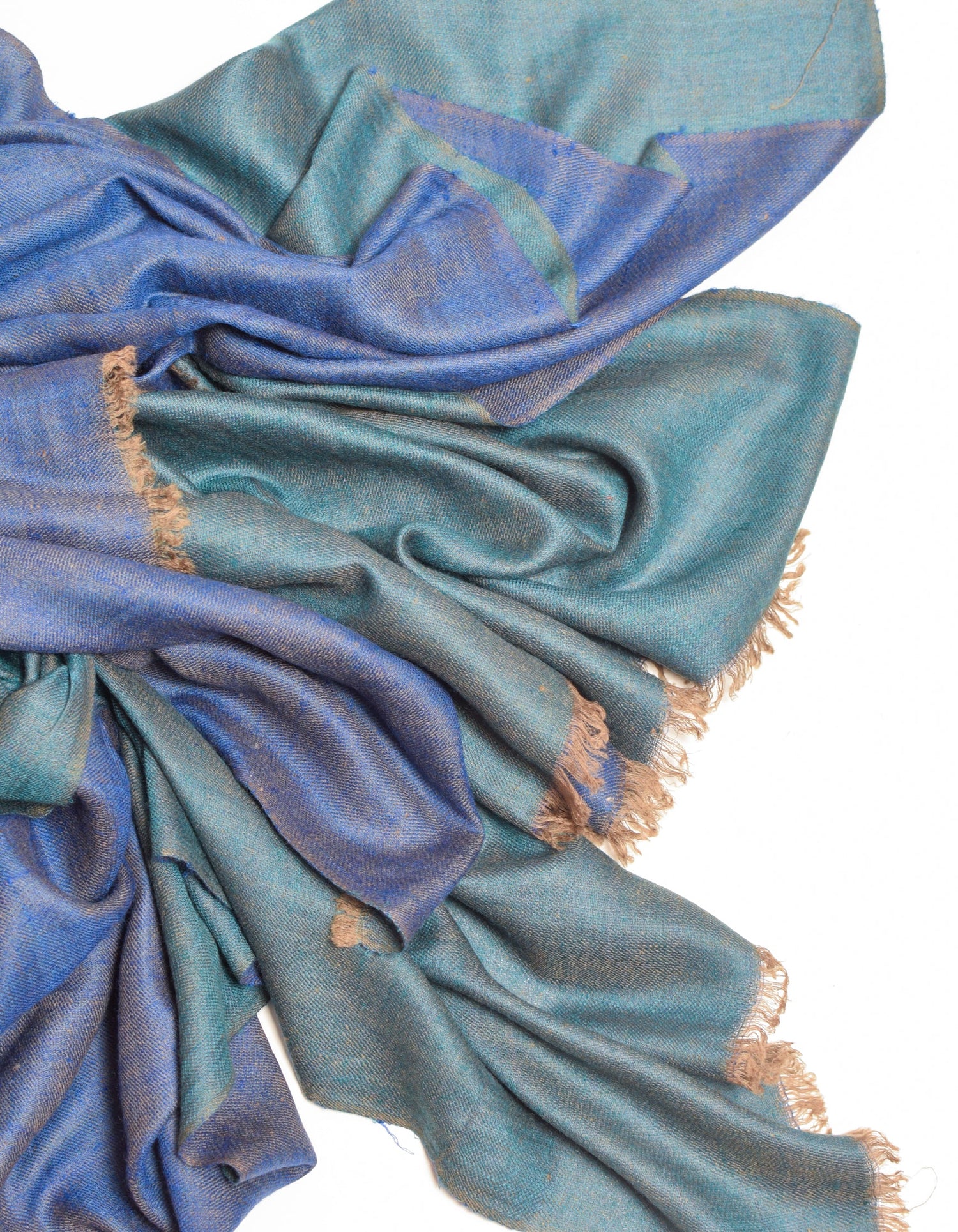 Sea Grape Handwoven Reversible Cashmere Pashmina Stole