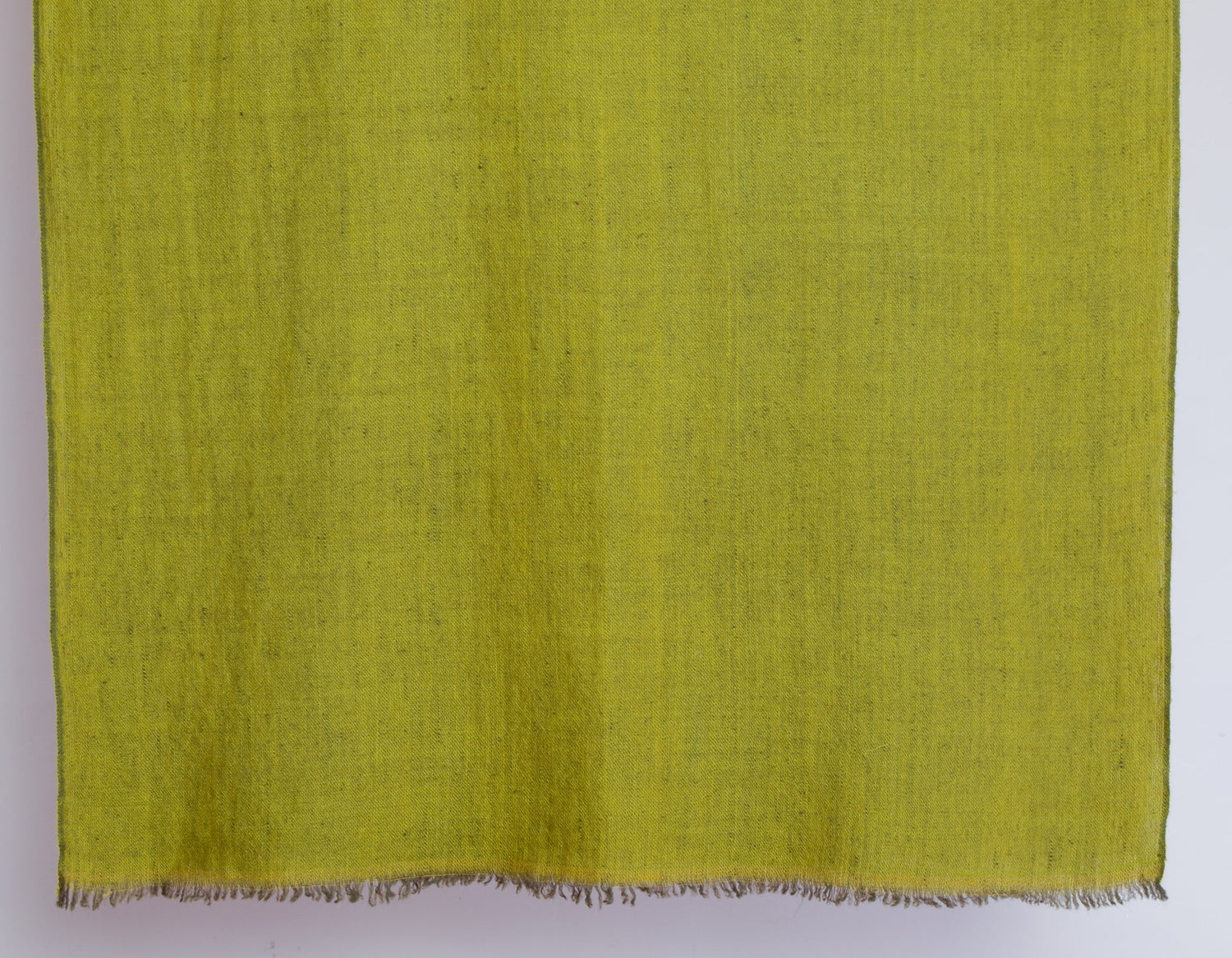 Ginger Yellow Handwoven Reversible Cashmere Pashmina Stole - Kashmir Box