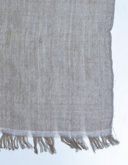 Creamish Sage Handwoven Reversible Cashmere Pashmina Stole