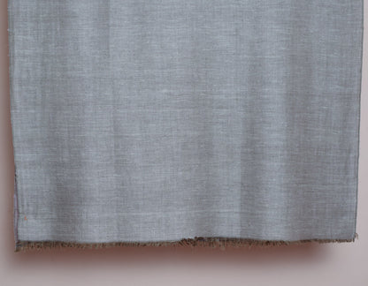 Rose Grey Handwoven Reversible Cashmere Pashmina Shawl