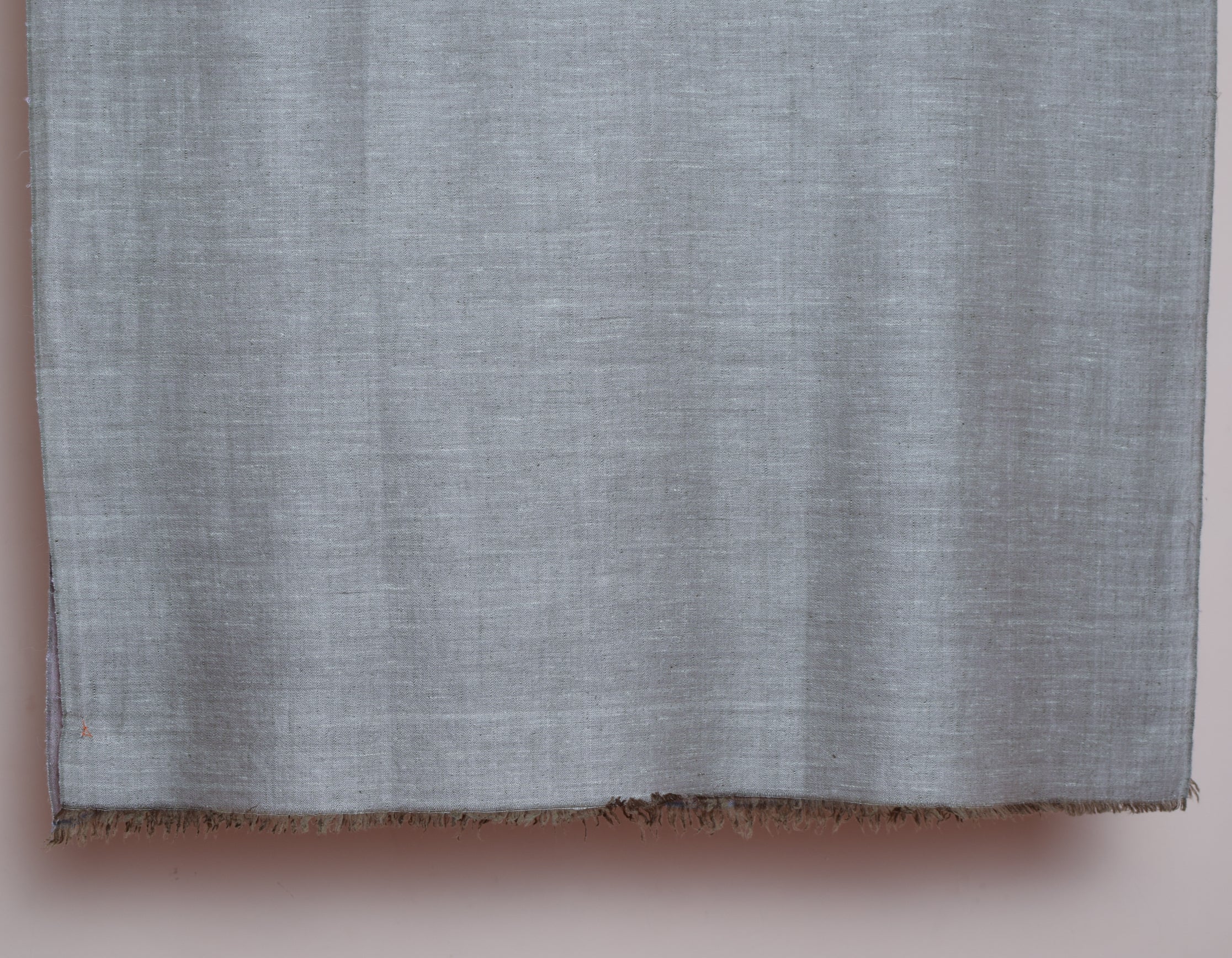 Rose Grey Handwoven Reversible Cashmere Pashmina Shawl - Kashmir Box